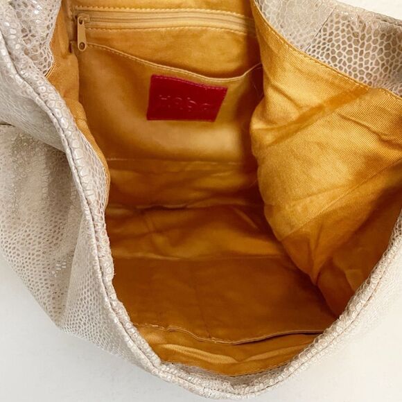 HOBO Taupe Textured Shoulder Bag - Picture 6 of 11